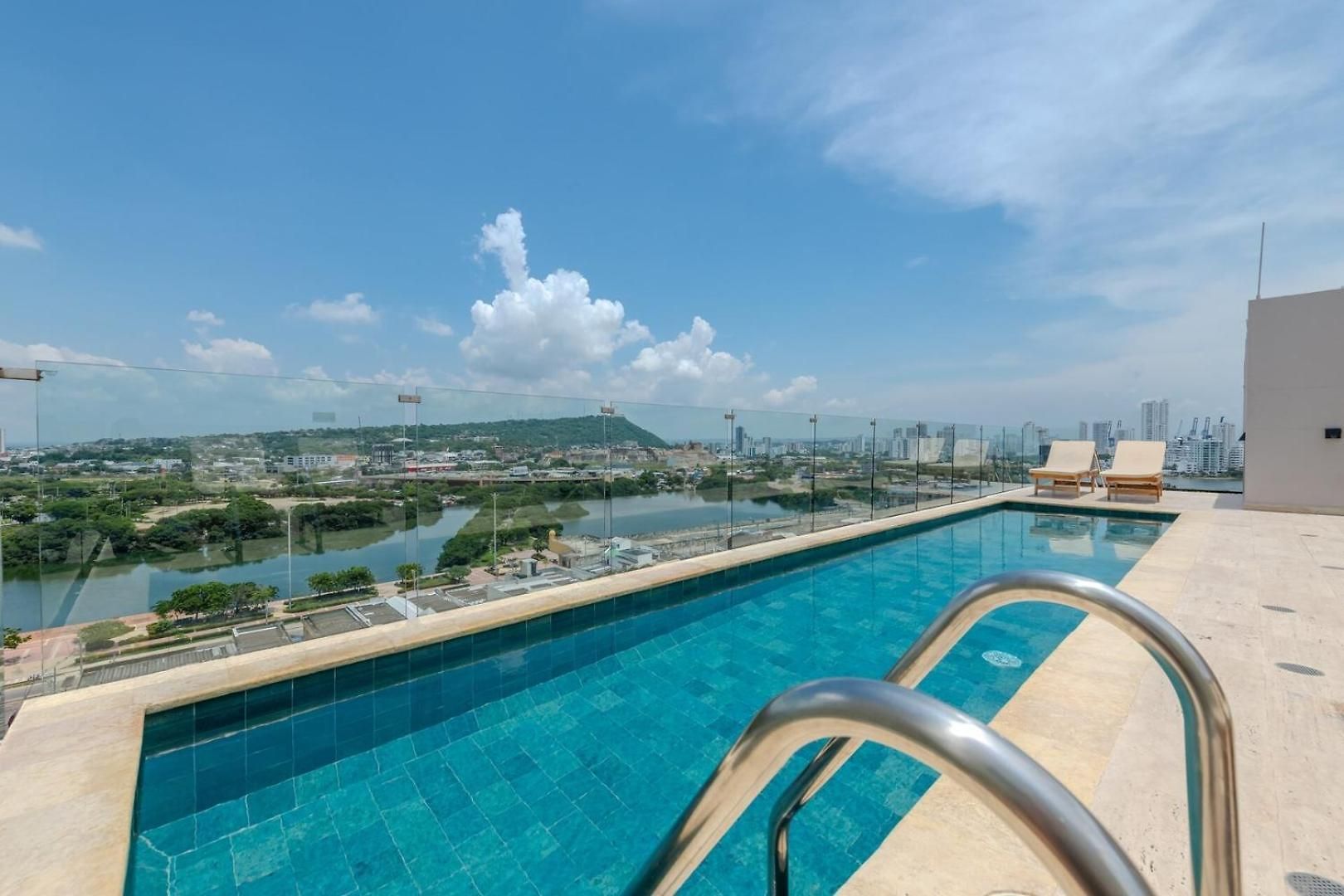 Apartamento Elegant Loft - Rooftop Pool - Old Cartagena