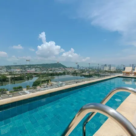 Apartamento Elegant Loft - Rooftop Pool - Old Cartagena