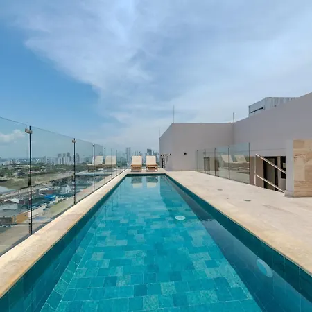 Elegant Loft - Rooftop Pool - Old * Cartagena