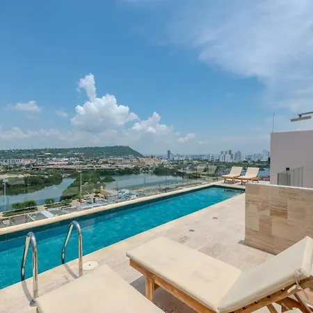 Elegant Loft - Rooftop Pool - Old Cartagena